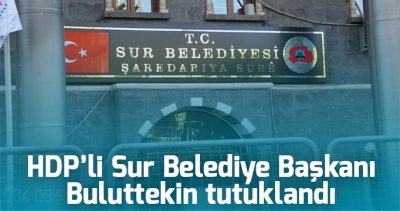 HDP'li Sur Belediye Başkanı Buluttekin tutuklandı