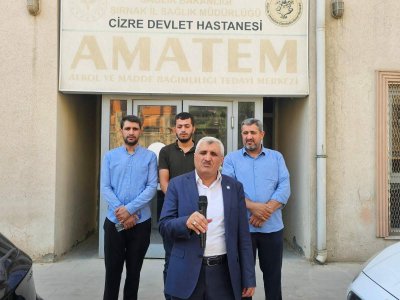HÜDA PAR Cizre’de kapalı olan AMATEM için tepki
