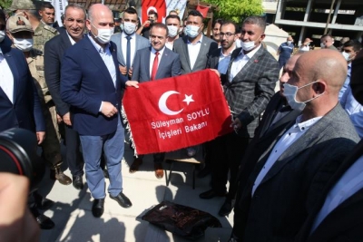 İçişleri Bakanı Soylu, Şırnak'ta bayramlaşma programına katıldı