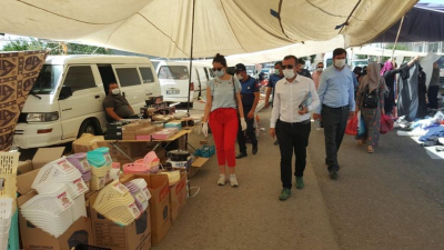 İdil’de koronavirüs tedbirleri kapsamında denetim yapıldı.