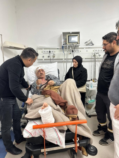 İdil Emniyet Müdürü Özgür Seyhan Trafik Kazası Geçiren Vatandaşımızı Hastane ‘de Ziyaret Etti. 