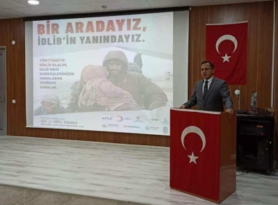 İdil İlçemizde İDLİB için Yardım Kampanyası Başlatıldı