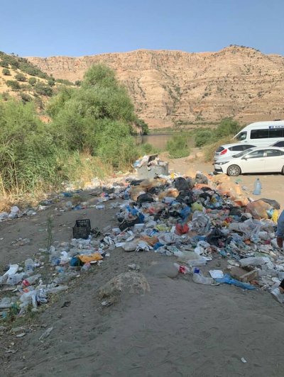 İdil Kasra Ali Dino Çöplüğe Döndü! Şırnak Ekoloji Platformu’ndan Sert Tepki