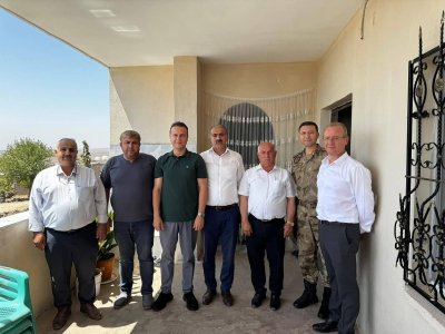 İdil Kaymakamı Anıl Adıgüzel Şehit Ailelerini Ziyaret Etti