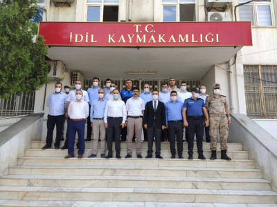 İdil Kaymakamı Ve Belediye Başkan Vekili Refik Özsoy kurum müdürleriyle Bir Araya Geldi
