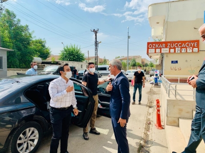 İdil Kaymakamı Ve Belediye Başkan vekili Refik Özsoy’dan AK Parti'ye iade-i ziyaret 