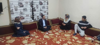 İdil Kaymakamı ve Belediye Başkan Vekili Refik Özsoy'dan Ev Ziyaretleri