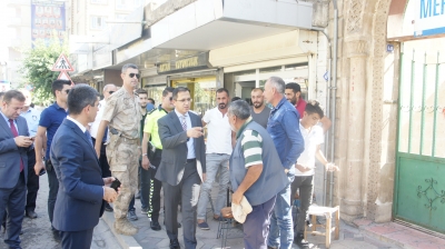 İdil Kaymakamı Zafer SAĞ’dan Esnaf Ziyareti