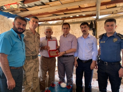 İdil Kaymakamı Zafer SAĞ, Şehit Ailesini Ziyaret Etti