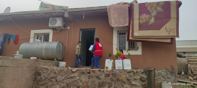 İdil Kızılay ramazan ayı yardımları kapsamında Gıda Kolisi ve Nakdi Yardımında Bulundu.