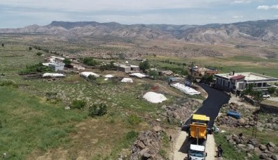 İdil Sulak Köyü'nde 7.3 Kilometrelik Yol Asfaltlama Yapım işi devam ediyor 