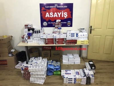 İdil’de 3 bin 921 Paket Kaçak Sigara Ele Geçirildi