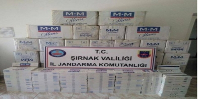 İdil’de 6 Bin 860 Paket Kaçak Sigara Ele Geçirildi