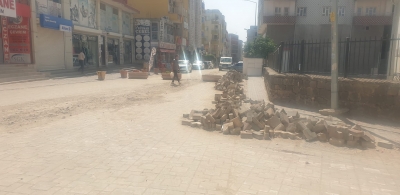 İdil’de doğalgaz hattını çeken şirket arkasında enkaz bırakarak gidiyor