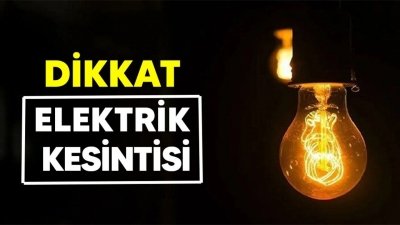 İdil'de Elektrik kesintisi yaşanacak