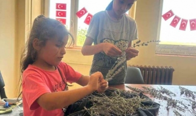 İdil’de köy okulundan Almanya’ya ihracat