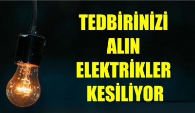 İdil’de Yarın Elektrik Kesintisi Olacak.