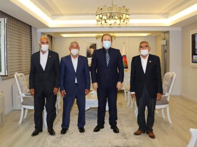 İdil’li Gaziler Şırnak Valisi Ali Hamza Pehlivan’ı ziyaret ettiler.