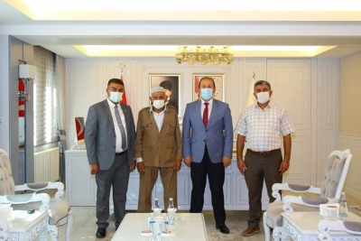 idil'li Şehit Uzman Çavuş Mehmet Sait Barışın Ailesi Şırnak Valisi Ali Hamza Pehlivan’ı ziyaret etti 