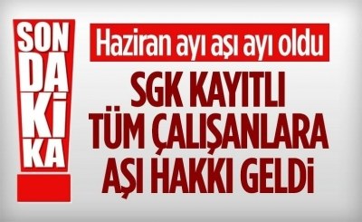 İşçi ve memurların tamamı aşılamaya dahil edildi