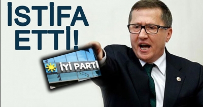 İYİ Partili Lütfü Türkkan görevinden istifa etti