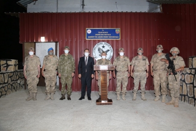 Jandarma Genel Komutanı Orgeneral Çetin, Çakırsöğüt Jandarma Komando Tugay Komutanlığını ziyaret etti