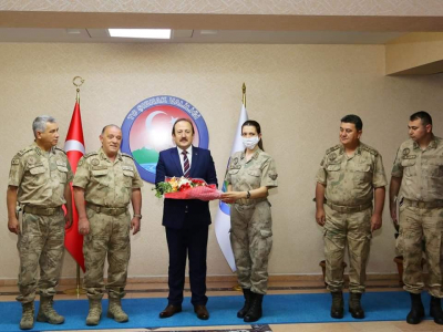 Jandarma Teşkilâtından Şırnak Valisi Ali Hamza Pehlivan'a 181. Kuruluş Yıldönümü Ziyâreti 