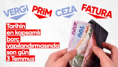 Kamuya olan borç yapılandırmasında son gün yarın