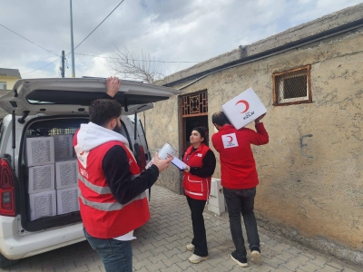 Kızılay İdil Şubesi Ramazan Ayı yardım faaliyetlerine başladı.