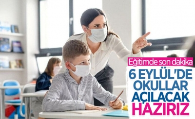 Mahmut Özer'den '6 Eylül'de yüz yüze eğitime hazırız' açıklaması