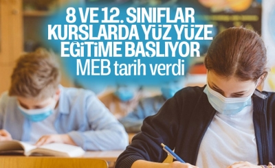 MEB: Destekleme ve yetiştirme kurslarında yüz yüze eğitim 22 Ocak'ta başlayacak 
