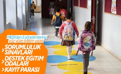 MEB'den il yönetimlerine yüz yüze eğitim yazısı