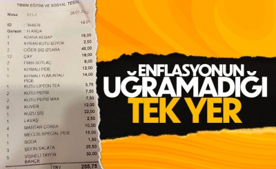Meclis'in lokantasında güncel fiyatlar
