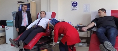 Mehmetçik için kan bağışı 