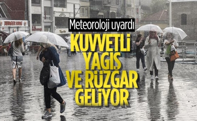 Meteoroloji: Kuzey ve güneyde sağanak, doğuda kar var