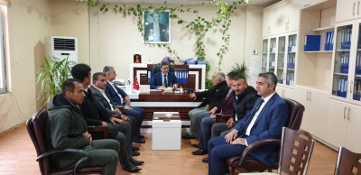  MHP idil Belediye Başkan Adayı DAĞ, idil Belediyesini Ziyaret Etti