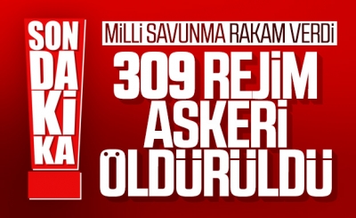 Milli Savunma Bakanı Hulusi Akar: 309 rejim askeri etkisiz hale getirildi