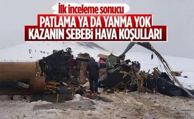 MSB: Enkaz bölgesinde patlama ve yanma emaresine rastlanmadı