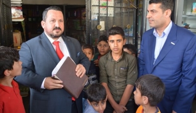 MÜSİAD Genel Başkan Yardımcısı Şekerli, Şırnak’ta  veresiye defteri satın aldı