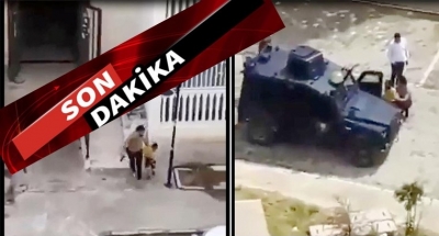 Nusaybin’de çocukların yanında havaya ateş eden polis Açığa Alındı.