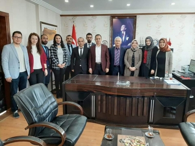 Öğretmenler, idil Kaymakamı ve Belediye Başkan Vekilimiz Zafer SAĞ'ı Ziyaret Etti