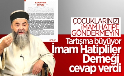 ÖNDER İmam Hatipliler Derneği’nden Cübbeli Ahmet'e tepki