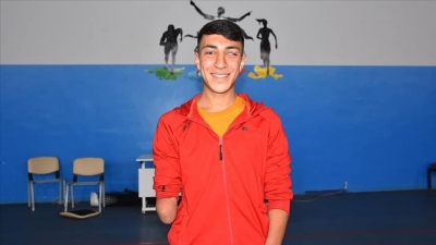  Patlamada 2 elini ve bir gözünü kaybeden idil'li Beşir, sporla yaşama bağlandı