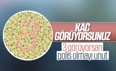   Renk körü olanların polis olamayacağı kesinleşti