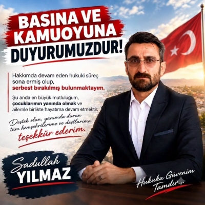 Sadullah Yılmaz Tahliye Edildi.