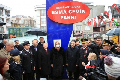Şehit Astsubay Esma Çevik'in adı parkta yaşayacak