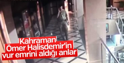 Şehit Ömer Halisdemir'in son görüntüleri