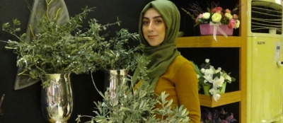 Sevgililere ‘zeytin dallı’ gül demeti 