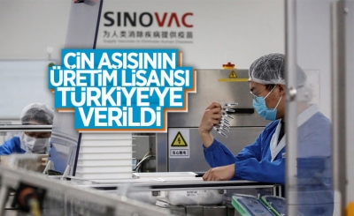 Sinovac: Türkiye'ye koronavirüs aşısı üretme lisansı verdik