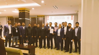 Şırnak Eğitim-Bir-Sen'de  Abdullah Çatı Güven Tazeledi